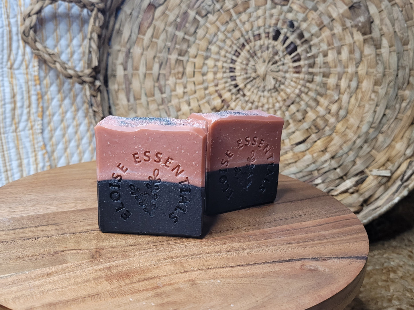 Activated Charcoal and Rose Kailon Clay Soap